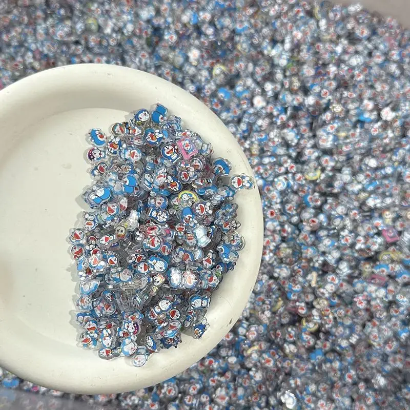 عبقور 1 سنتيمتر الأطفال DIY التصحيح شخصيات كرتونية مختلطة Patch بها بنفسك التصحيح الوجهين فيلم إطار الصورة الشفافة اكسسوارات الهدايا #6