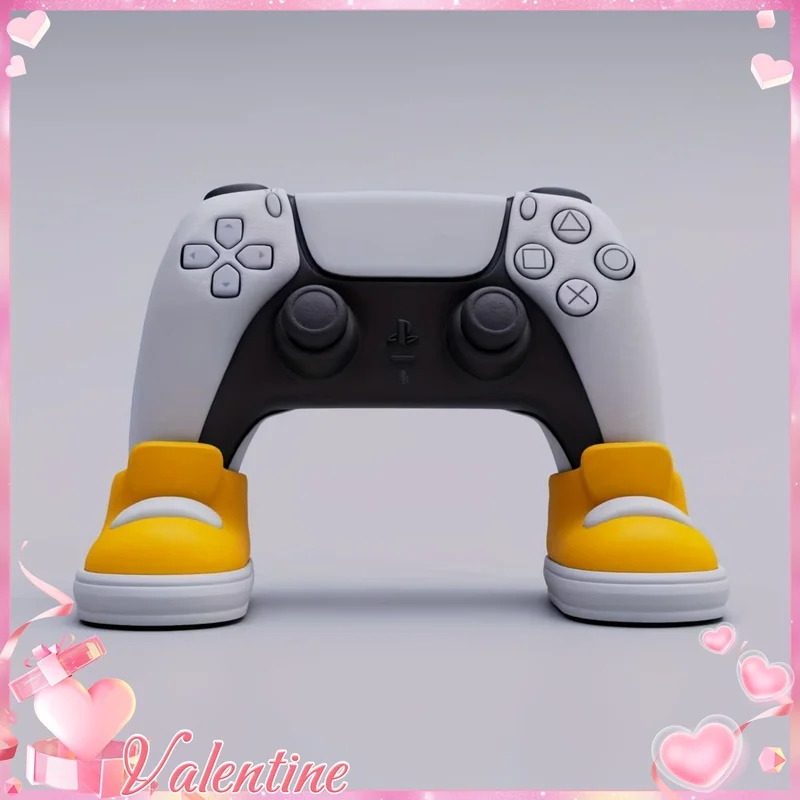 Soporte Divertido para Controles de Juego - Soporte Colorido en Forma de Zapato, Compatible con Controles de PS4, PS5, Xbox, etc., Ideal para Entusiastas de los Juegos en la Plataforma Th