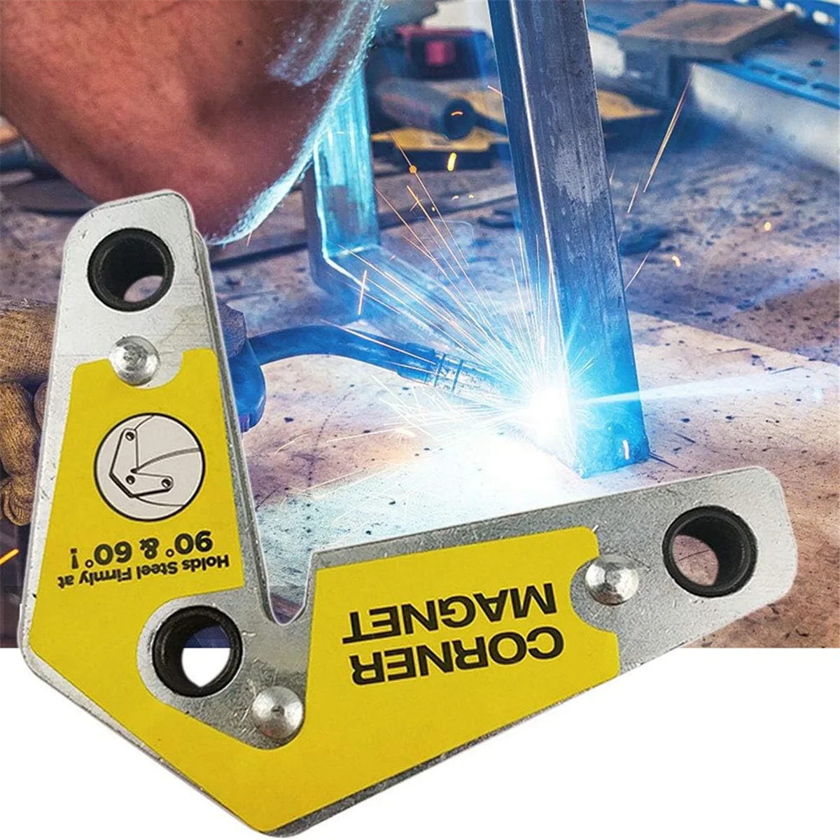 

Сварочный фиксатор ABNJ 60/90/120 ° Многоугольный магнитный сварочный позиционер, ферритовый вспомогательный локатор, сварочный позиционер