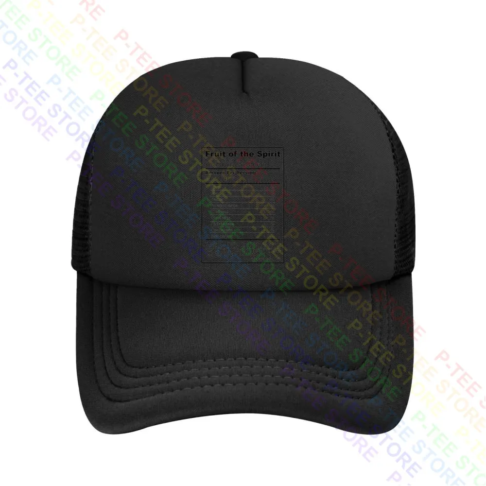 Aprojes Fruit Of Spirit Jesus Love Peace Ingredients Christian Baseball Cap Snapback Caps Knitted Bucket Hat