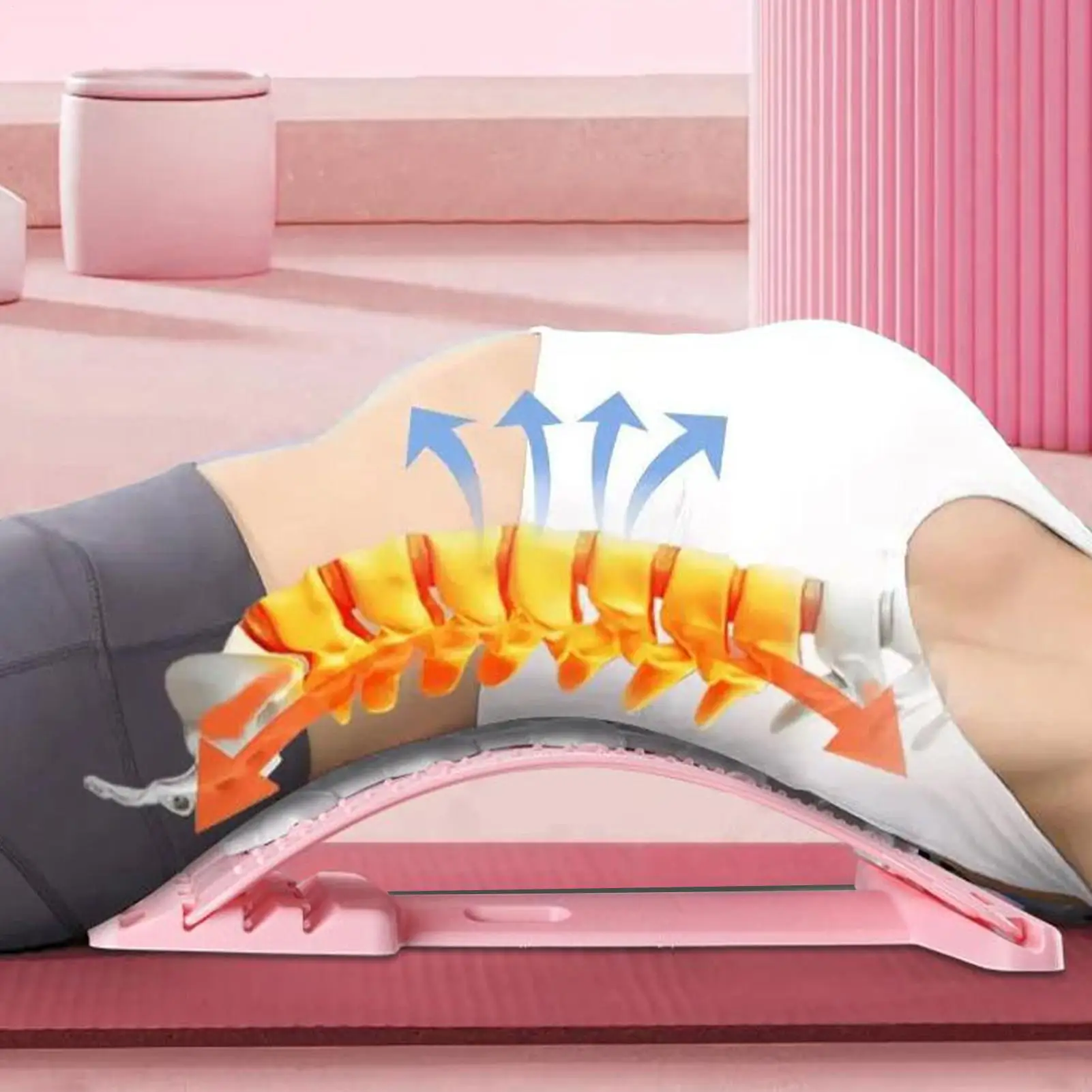 

Эргономичный носилок для спины, массажер, доска для поясничного отдела, массажер для мужчин, женщин, мальчиков, девочек, молодежи, подростков, спортсменов