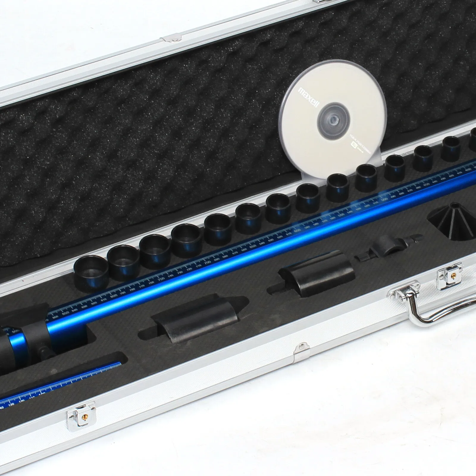 High-precision 2D Measuring Ruler for Car Repair, ±1mm Accuracy & Portable Kit with Aviation Aluminum Probes