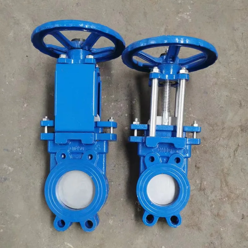 TKFM class 300 rising stem api 600 manual wafer cast steel slurry knife gate valve price