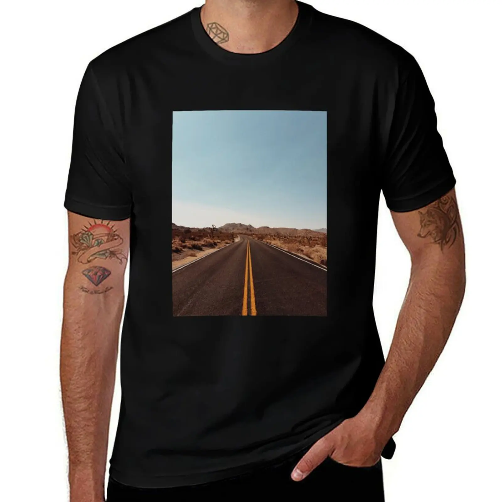 

shirts Joshua Road man Tree cotton shirts shirt man T-Shirt g for t t Photo t T-Shirt for men Original man