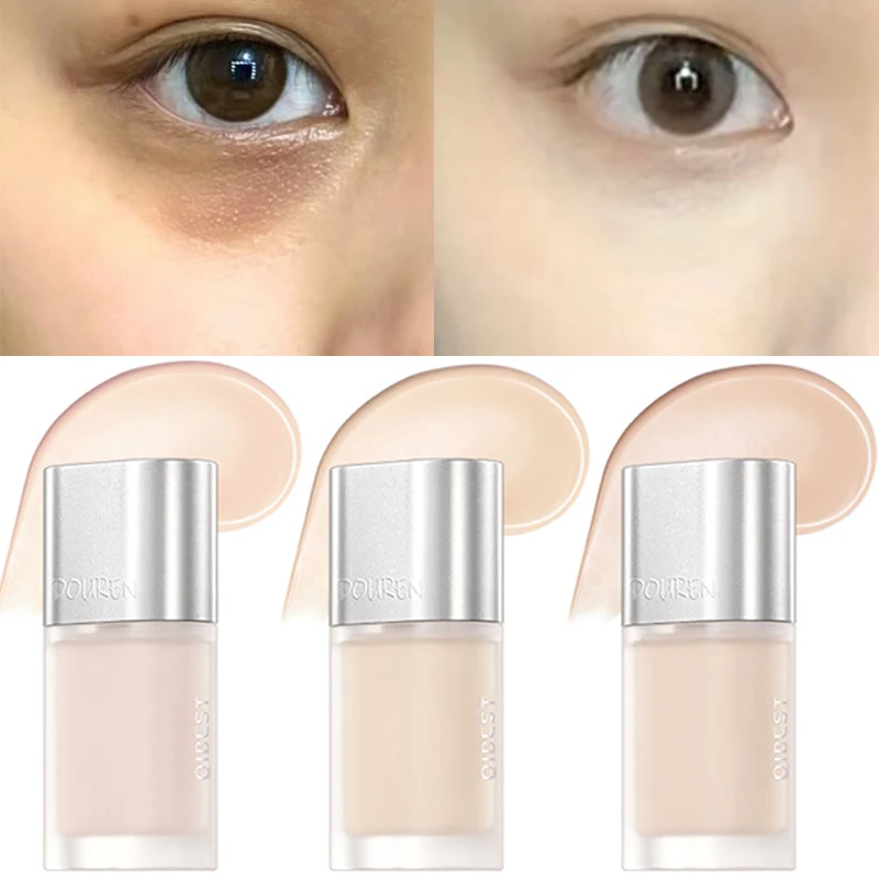 4 Colors Moisturizing Liquid Concealer Oil Control Invisible Full Coverage Pores Dark Circles Foundation Facial Makeup Cosmetics