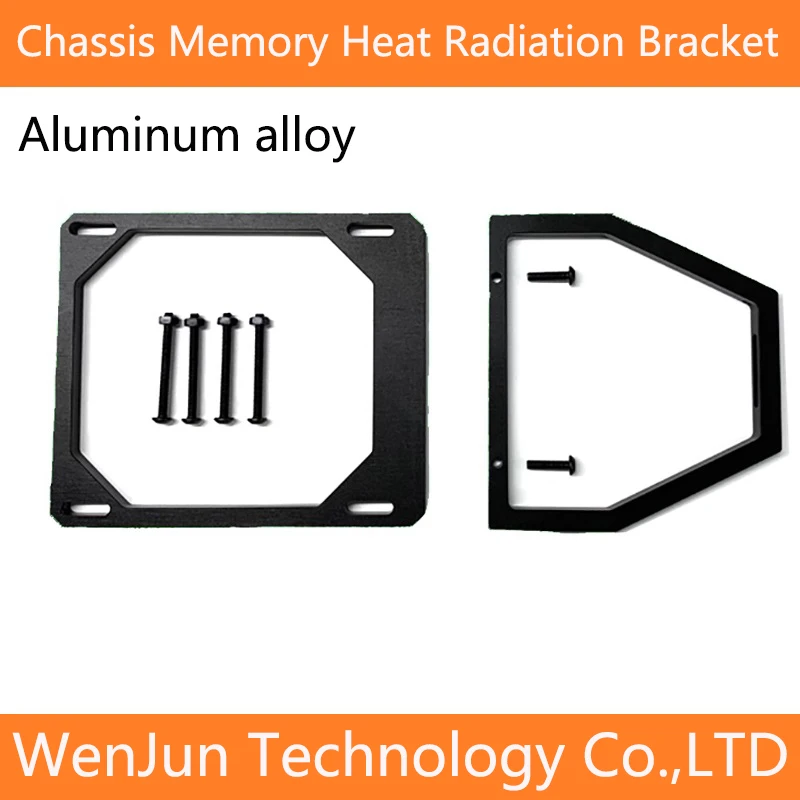 

High Quality Open Chassis Aluminum alloy Heat Radiation bracket DIY Computer Rack black