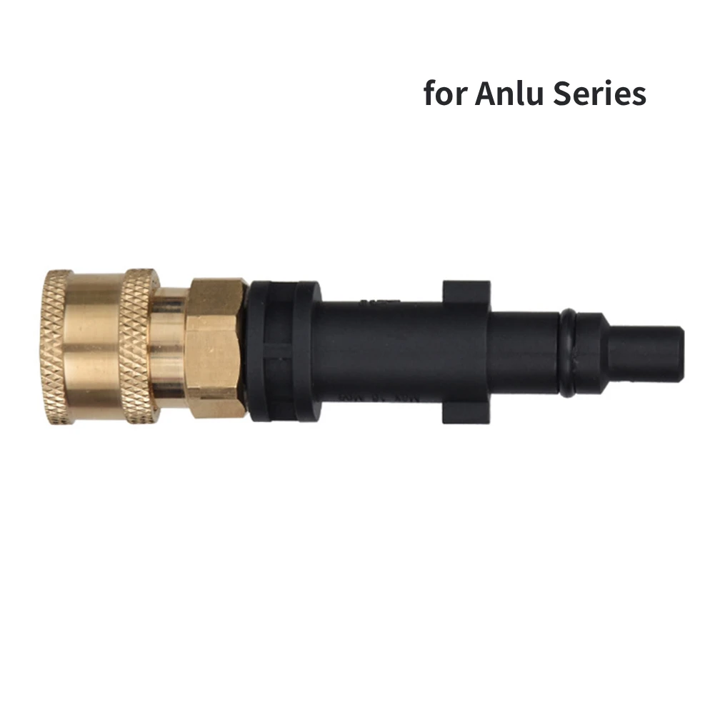 1Pcs ABS Foam Joint Adapter 1/4-inch Quick-Connect Fitting For Pressure Washer Spray-Gun High-Pressure Washer Accessories