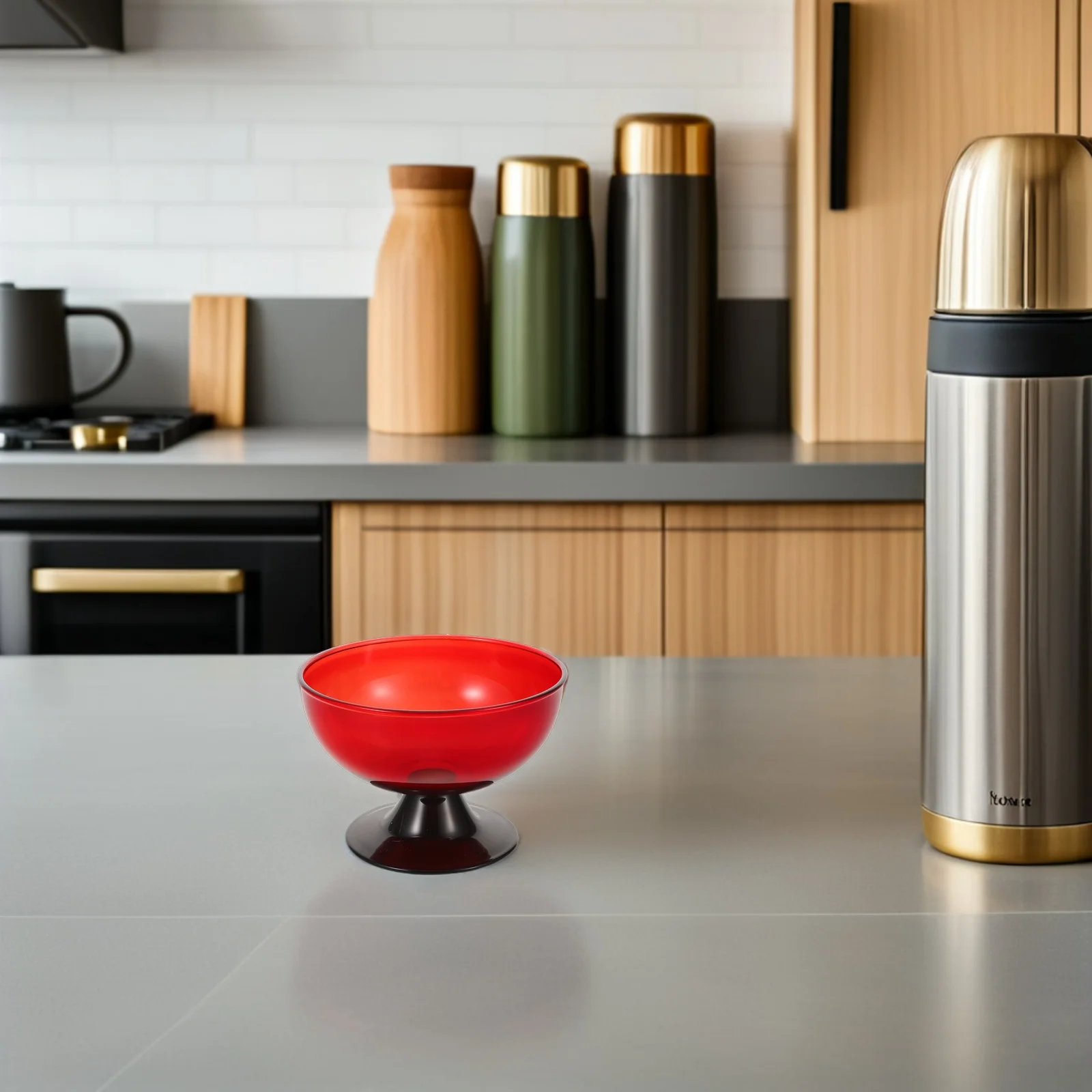 

Stylish Footed Glass Dessert Bowl for Ice Cream Fruit Salads Elegant Table Setting Party Treats Home Decoration Entertaining