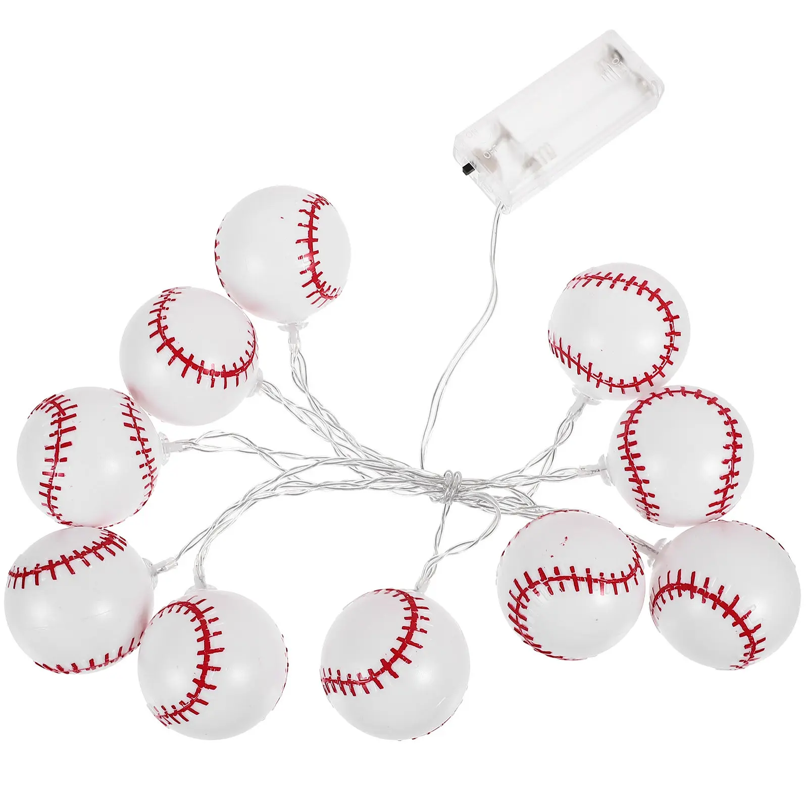 

Baseball String Light Sports Decorative Party Lamp Outdoor Backyard Patio Light for Bedroom Garden Party Supplies