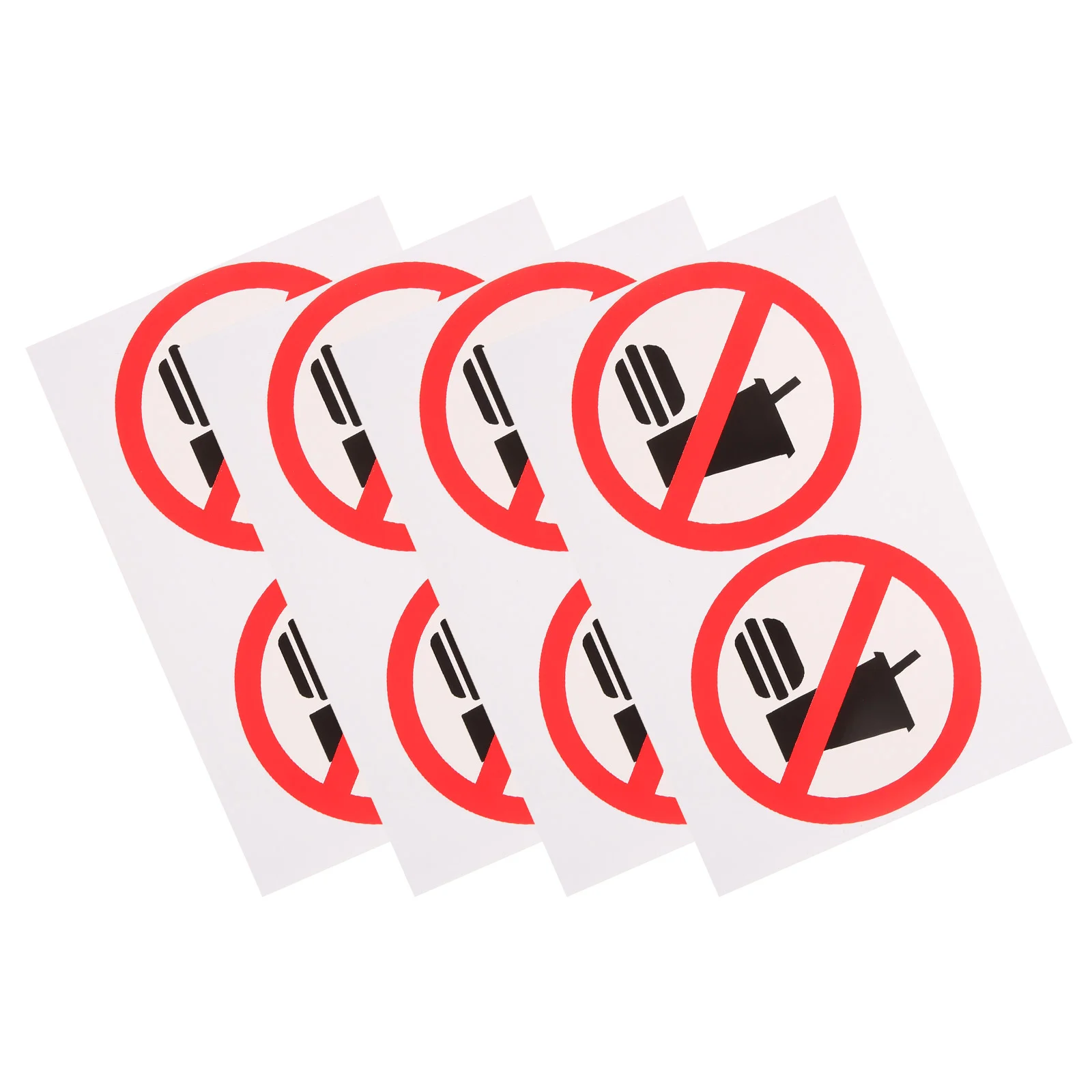 No Eating or Drinking Stickers Applied Food Allowed Pvc Self-adhesive for Office Drinks