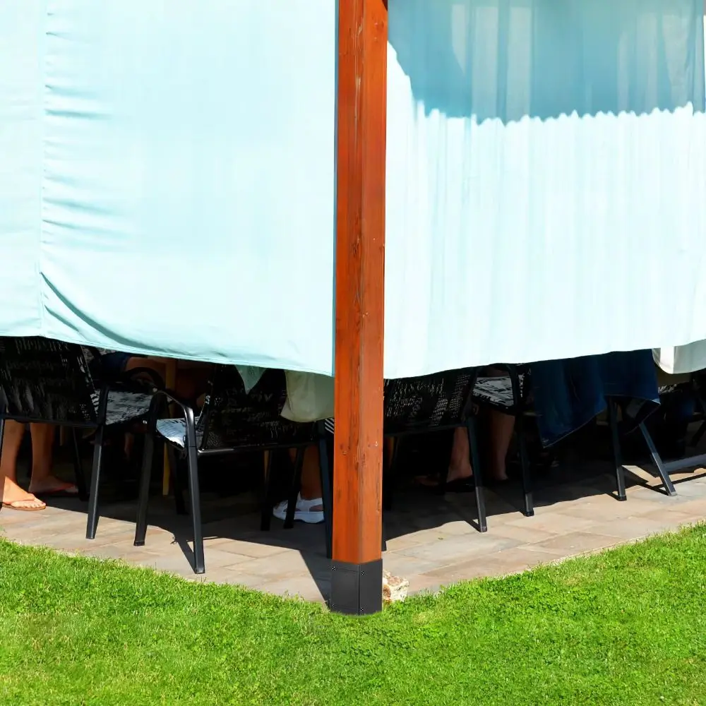 

Регулируемый комплект защитных накладок для столбов: металлические, устойчивые к ржавчине, сверхпрочные, устойчивые к царапинам, для наружного применения