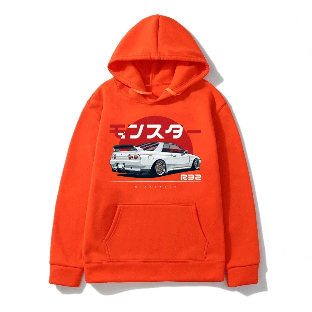 2026 Der R32-Monster-Hintergrund-Print Herren/Damen Freizeit-Sweatshirt Beliebtes Sweatshirt S-3XL Mode – Detail 16