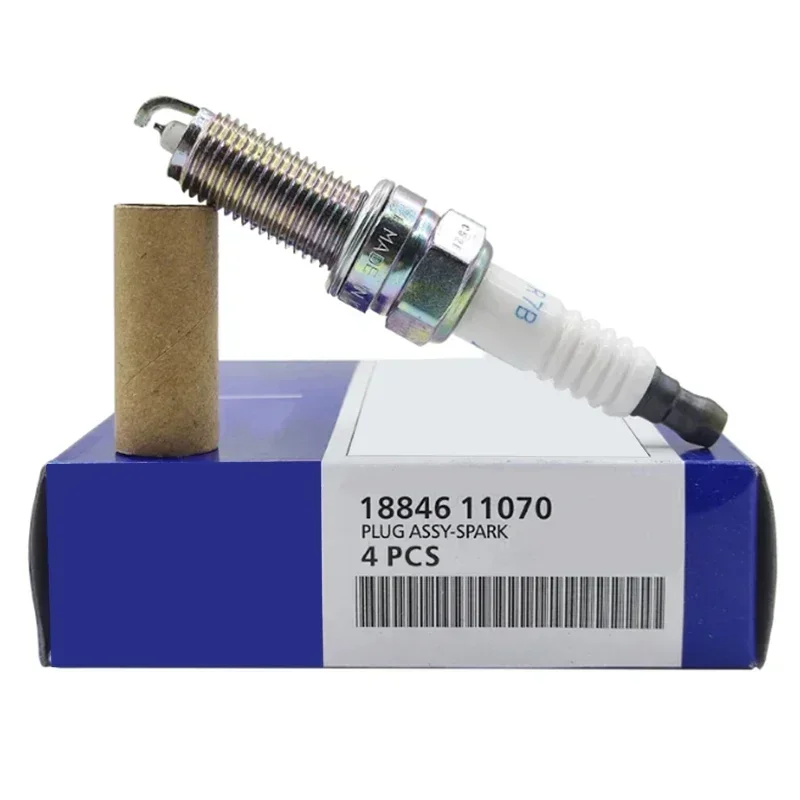 

4/6pcs 18846-11070 SILZKR7B11 Iridium Spark Plug For Hyundai Elantra Santa Acura Sonata 8 18846 11070 SILZKR7B-11 1884611070