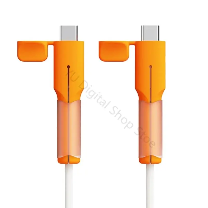 96BA Silicone Cable End Sleeve for Routine Bend Point Care in Office Charging Areas, Home Use and Travel Carry Needs