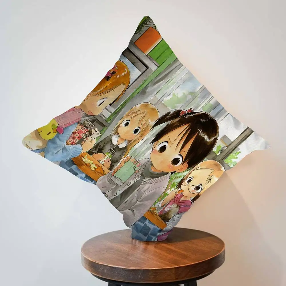 Anime Strawberry Marshmallow Cushion Cover Car Throw Pillow Case For Sofa Car Christmas Gift 40x40cm 45x45cm