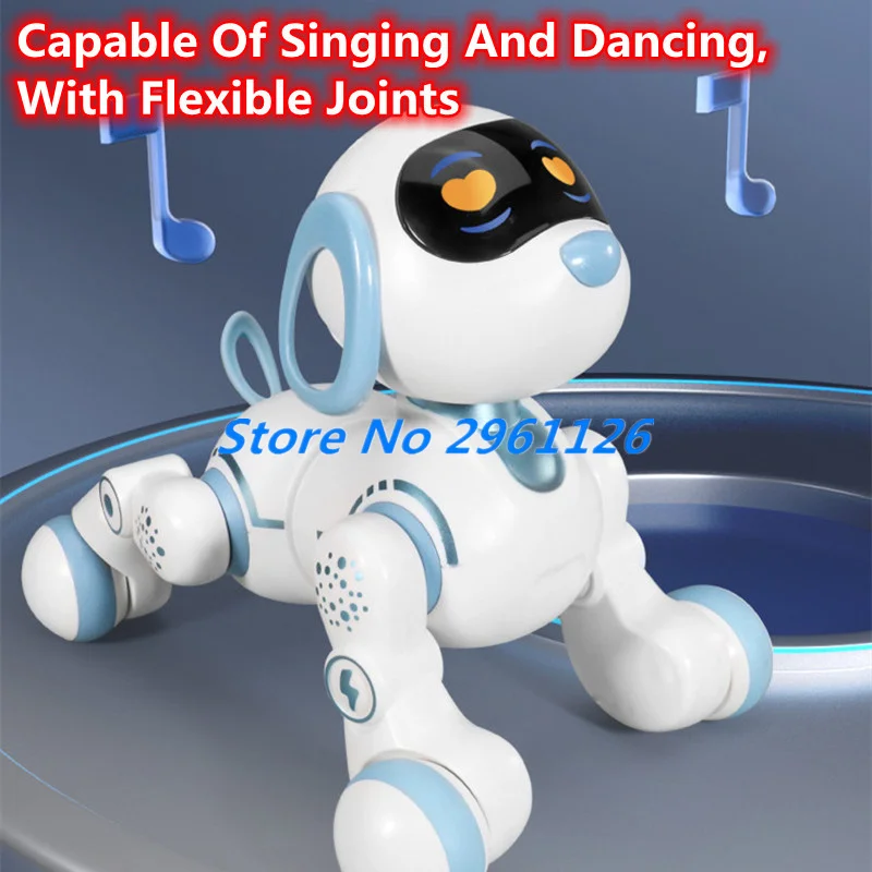 Smart Electric Interactive Companion Remote Control Robot Dog Touch Sensing Early Education Educational Purpose RC Robot Dog Toy