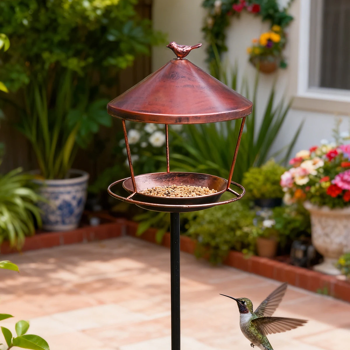 Bebedouro de Metal para Pássar - Bonsai Garden China avaliação e preço