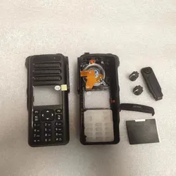 Kit de reparación de Walkie Talkie, carcasa de repuesto con altavoz y micrófono para Radio Motorola XPR7550e DGP8550e DP4800e DP4801e