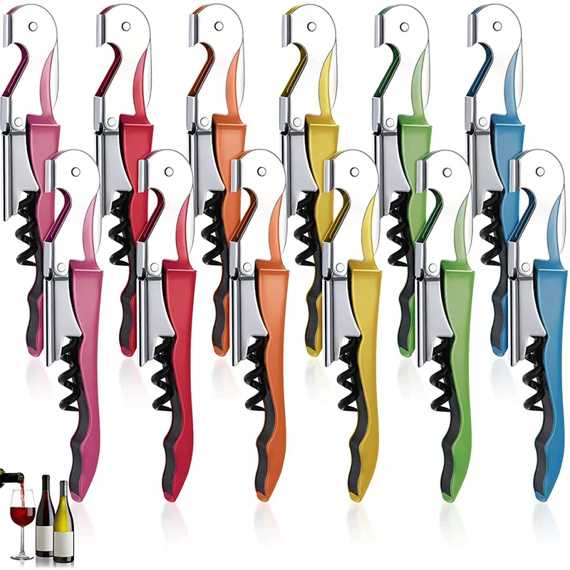 Waiter Corkscrew Wine Openers Multi-Functional 2 In 1 Bottle Openers Stainless Steel Wine Key Kitchen Gadget Bar Accessories