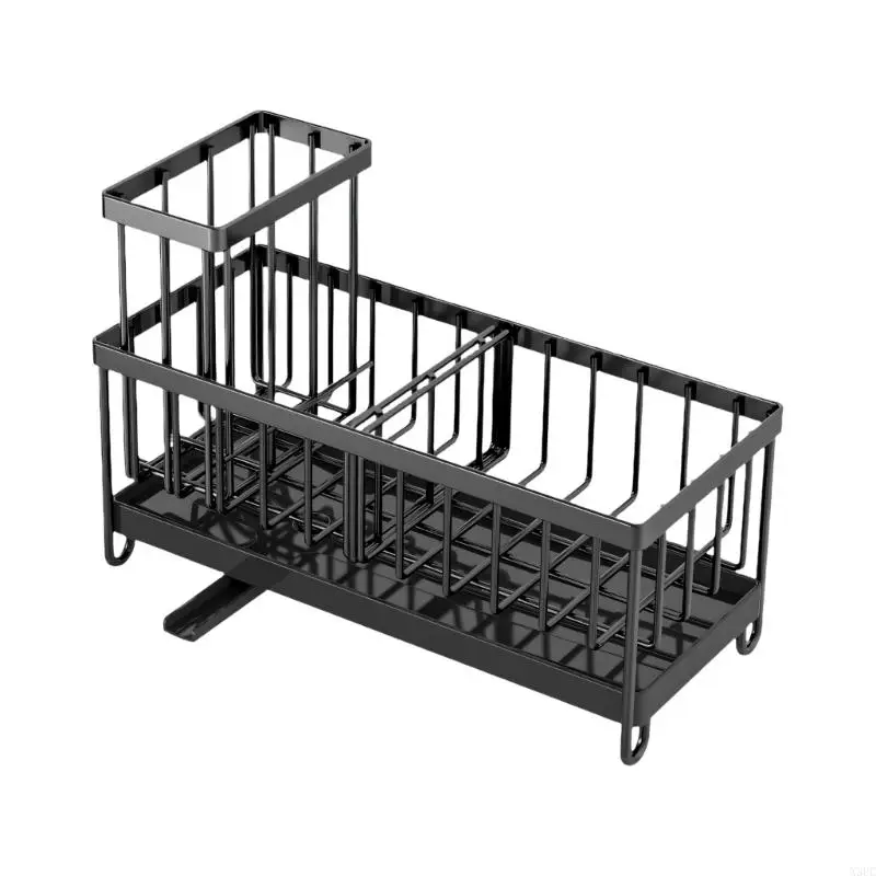 Practical Water Drainage Rack Tableware Storage Rack For Kitchen Count X3UC