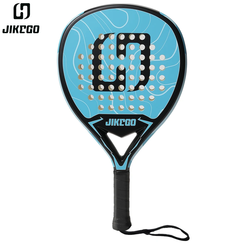 JIKEGO-مضرب Padel من ألياف الكربون للرجال والنساء ، مجداف تنس خفيف الوزن ، سطح غير لامع ، إيفا ، Momory Core ، دمعة احترافية ،