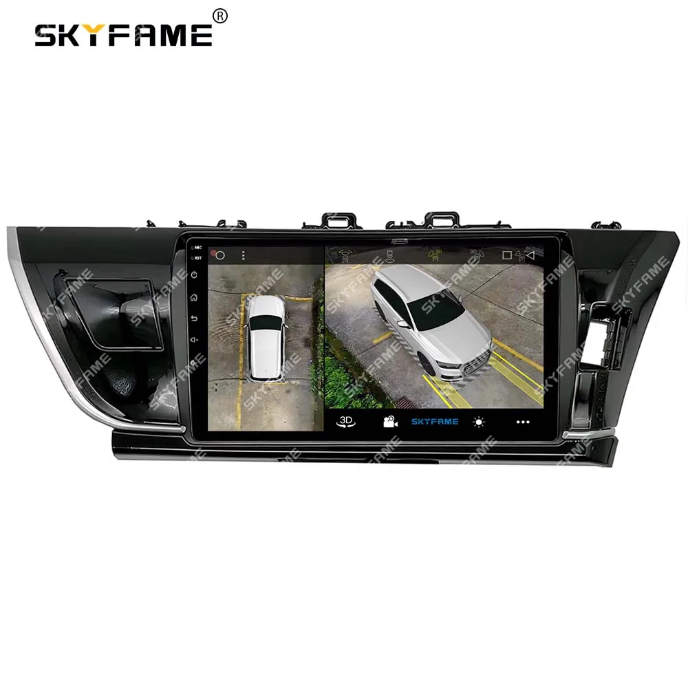 SKYFAME إطار السيارة فآسيا محول أندرويد راديو داش تركيب لوحة عدة لتويوتا كورولا Altis تويوتا ليفين كورولا