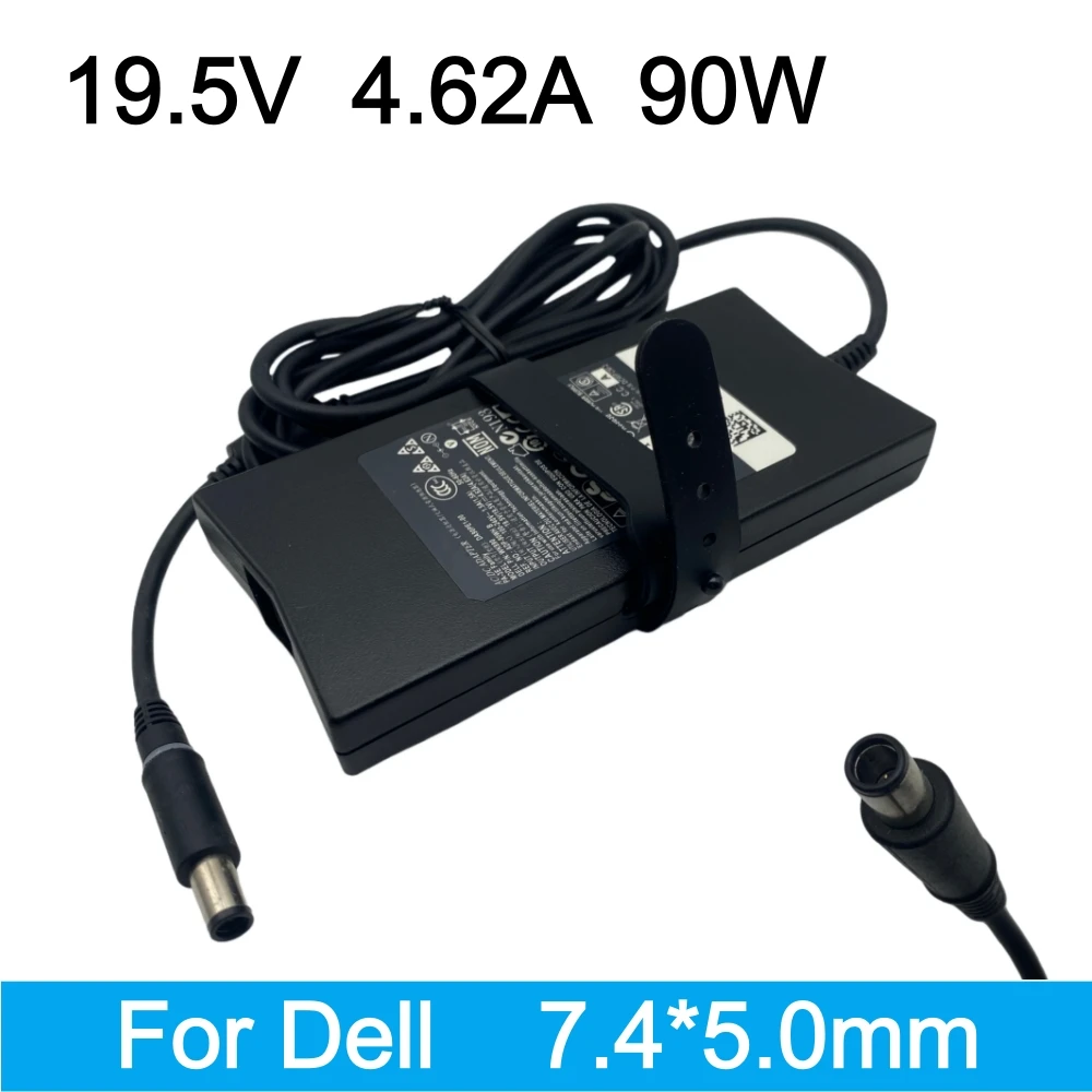 19,5 V 4.62A 90W 7,4*5,0mm adaptador de CA para Dell Inspiron 11 12 15R N4010 N4020 N5010 N5030 N7010 N7110 PP12L cargador de ordenador portátil