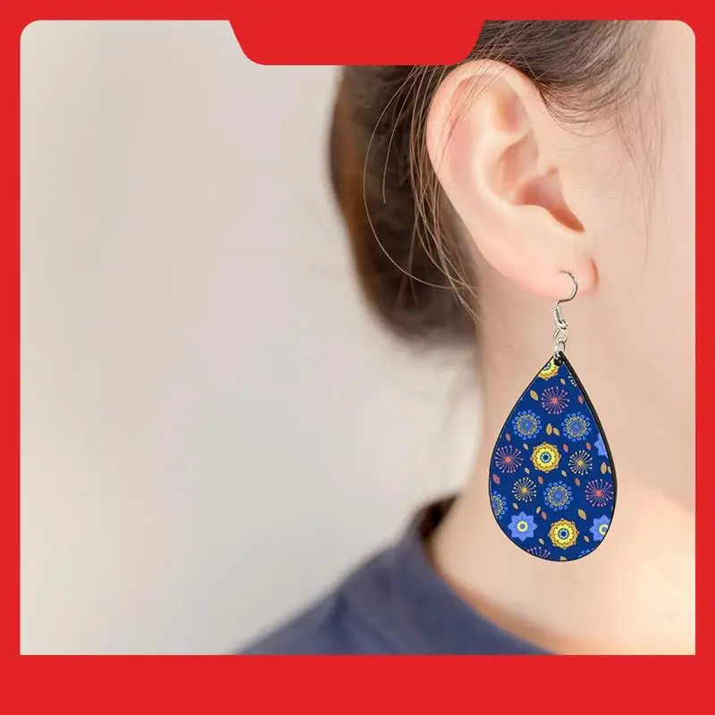 70Pcs Sublimation Earring Blanks Bulk Double-Sided MDF Wood Blank Sublimation Earring For Sublimation Earrings Printing