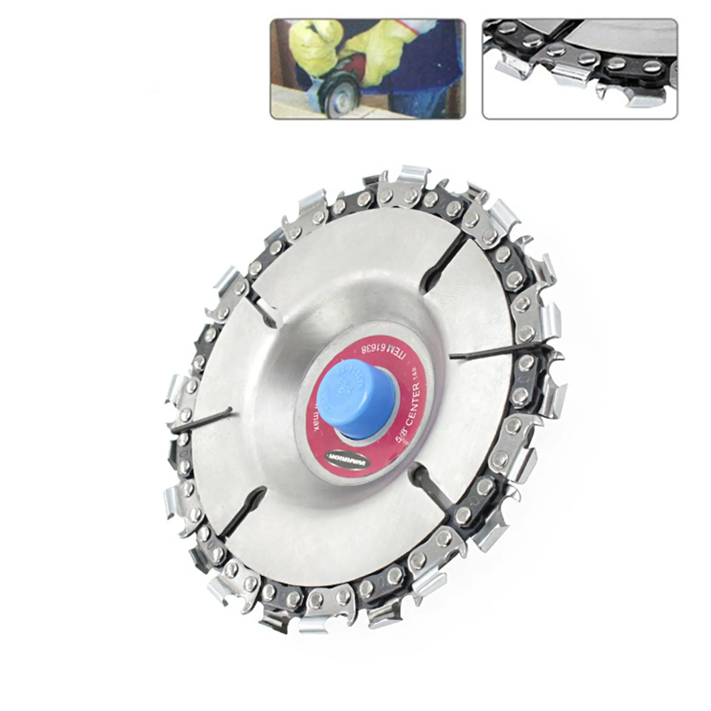 4 22 Tooth Chain Disc Saw Blade Multifunctional Machine Woodworking Wood Metal Grooving Cutting Tool