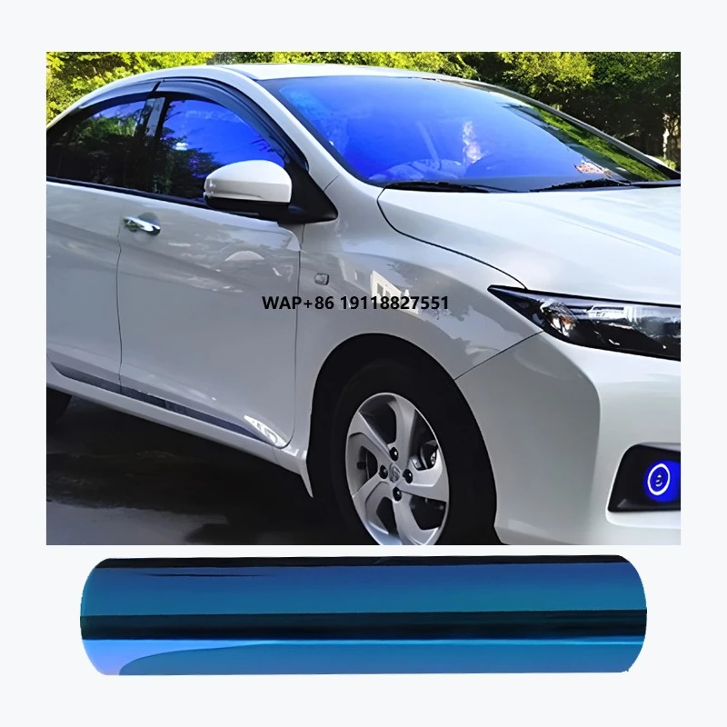 

Auto UV Rejection Explosion-proof Blue Chameleon Tint Window Film High IRR Solar Film
