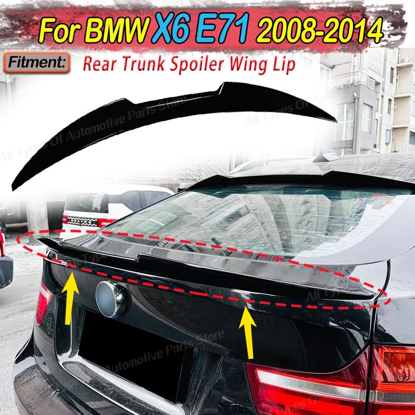 

Спойлер-крыло Blade Style для BMW X6 E71 2008-2014, задний, фиксированный, для тюнинга экстерьера, комплект обвеса, автозапчасти