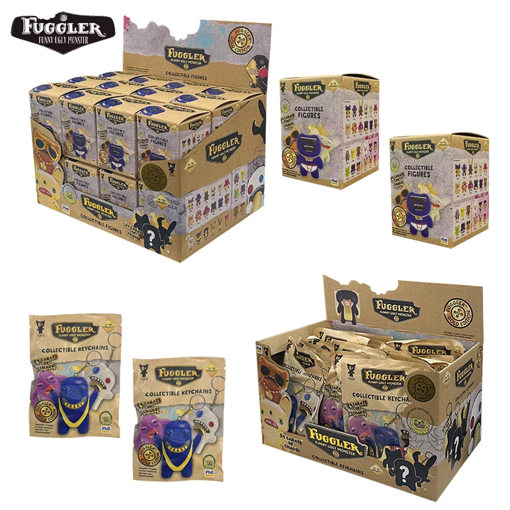 

Fuggler Original Blind Box Model Keychain Toy Figures Doll Funny Ugly Monster Random Hidden Surprise Collection Gifts