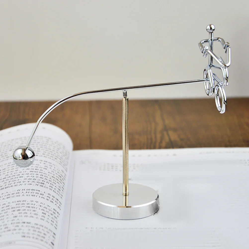 سوينغ التوازن بهلوان الحديد الفن التصميم الإبداعي سطح أملس دائم آمنة على المدى الطويل الديكور المنزل مكتب الفضاء الداخلي هدية #1