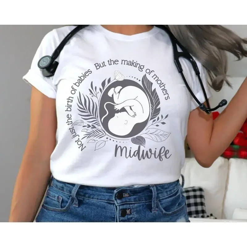 Floral Midwife Shirt Not Just The Birth Of Babies Inspirational T Appreciation Gift Boho Labor And Delivery Nurse Tee