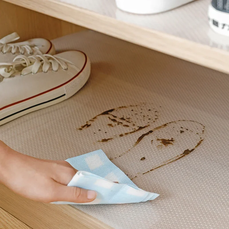 SHIMOYAMA 1 ロール引き出しマット防水耐油キッチンテーブルマットノンスリップキャビネット棚ライナークリア食器棚冷蔵庫マット