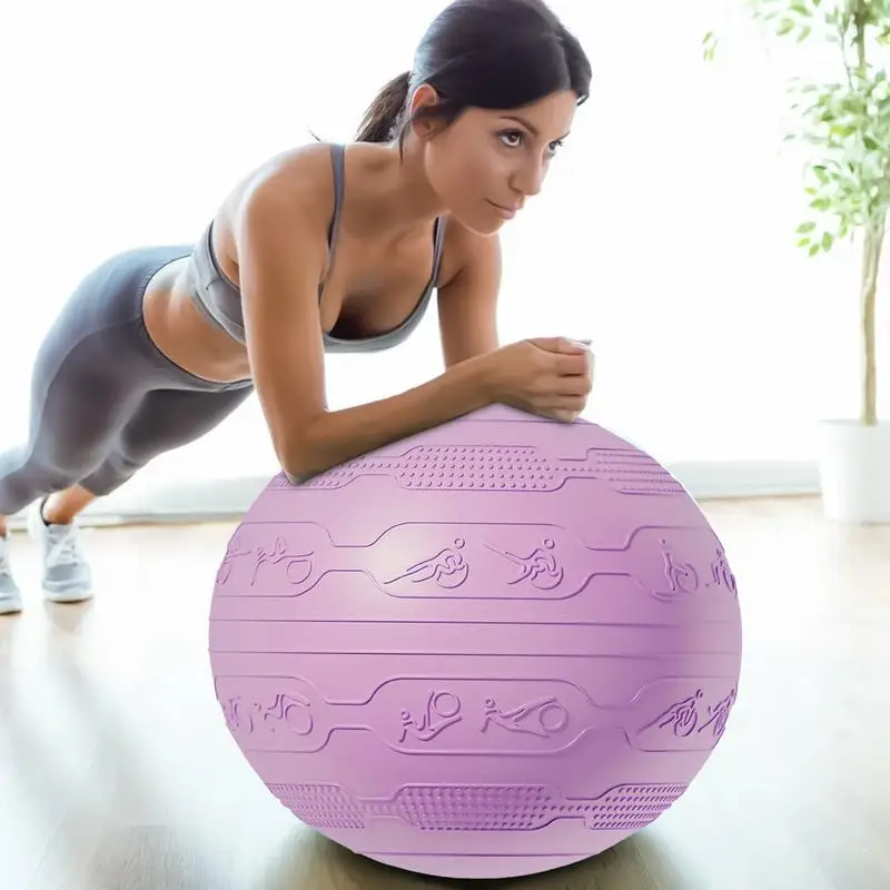 

Workout Ball Weighted Yoga Ball For Pregnancy Non-slip Exercising Accessories Home Workout Equipment For Core Training Improve