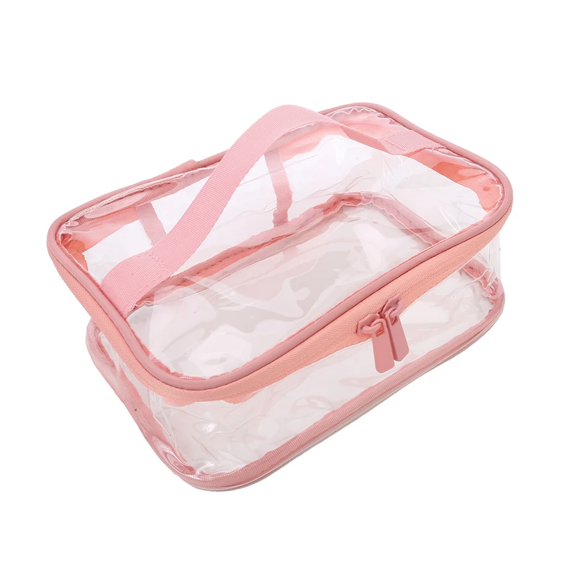 PVC Cosmetic Bag Women Transparent Waterproof Clear Makeup Bags Beauty Case Make Up Organizer Storage Bath Toiletry Wash Bag