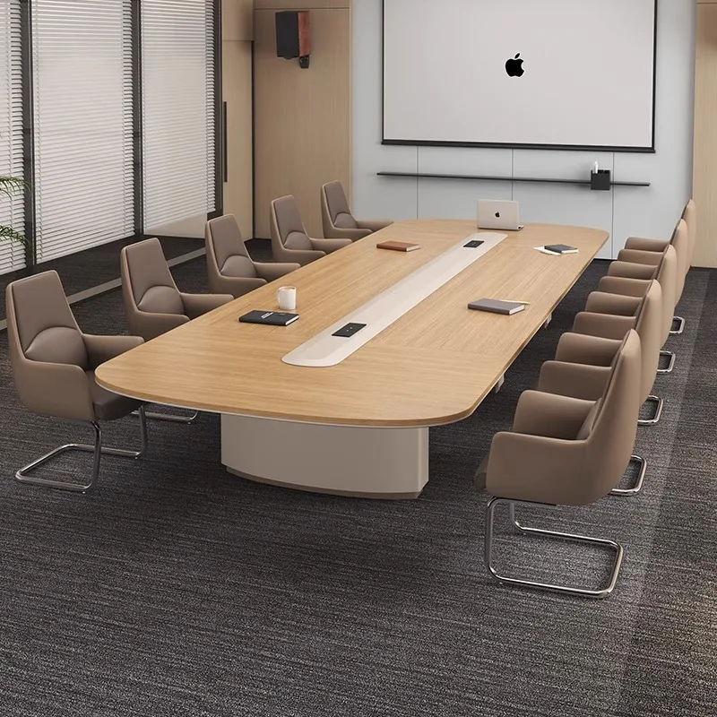 

Creative paint conference table, long table, simple modern long table, conference room, fashionable large and medium-sized