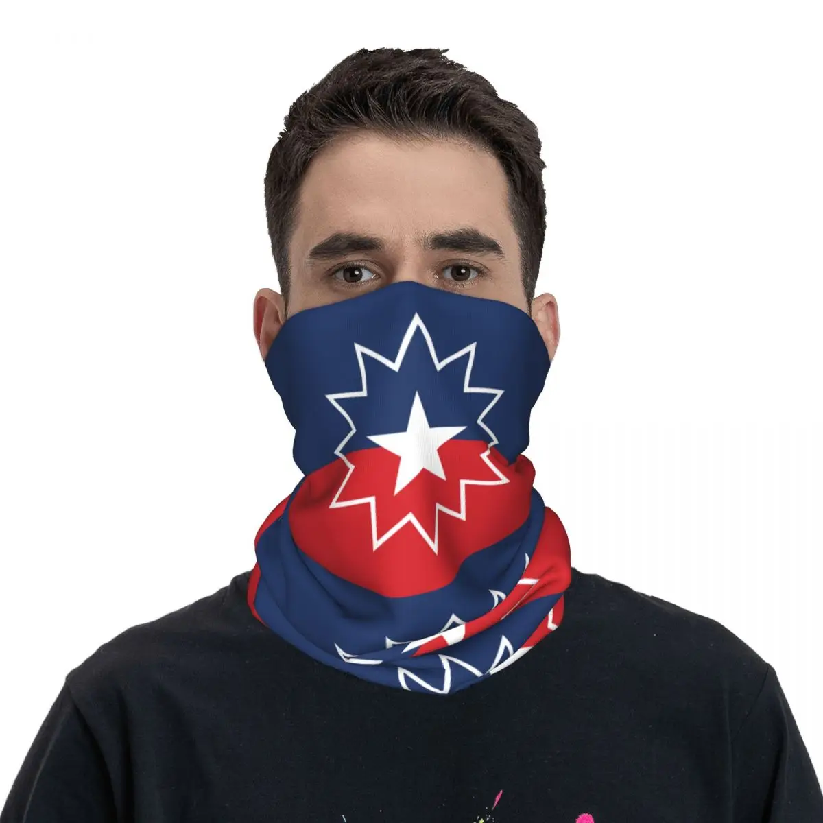 Juneteenth Flag Accessories Neck Gaiter Motocross Motorsports Wrap Scarf Multi Use Riding Headband