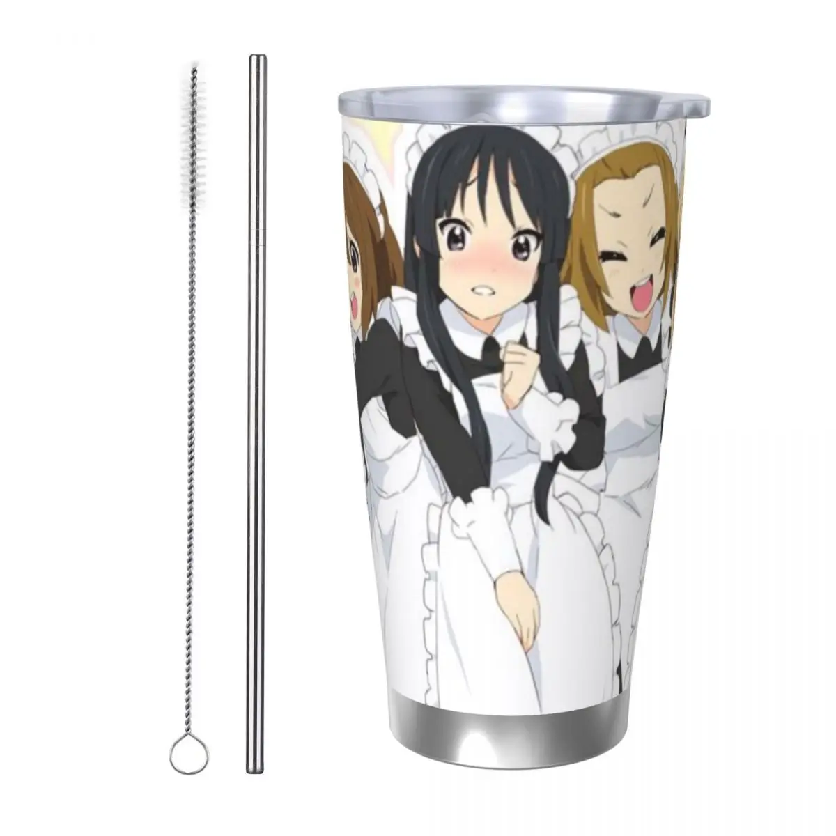 Japanese Anime K-On! 20oz Stainless Steel Insulated Thermal Coffee Car Cup Cold Hot Mugs Vacuum Flask