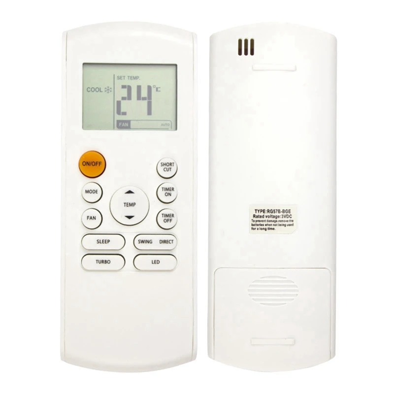 Air Conditioner Remote Control Replacement For Midea English Air Conditioner Remote Control RG57B-BGE-AT81