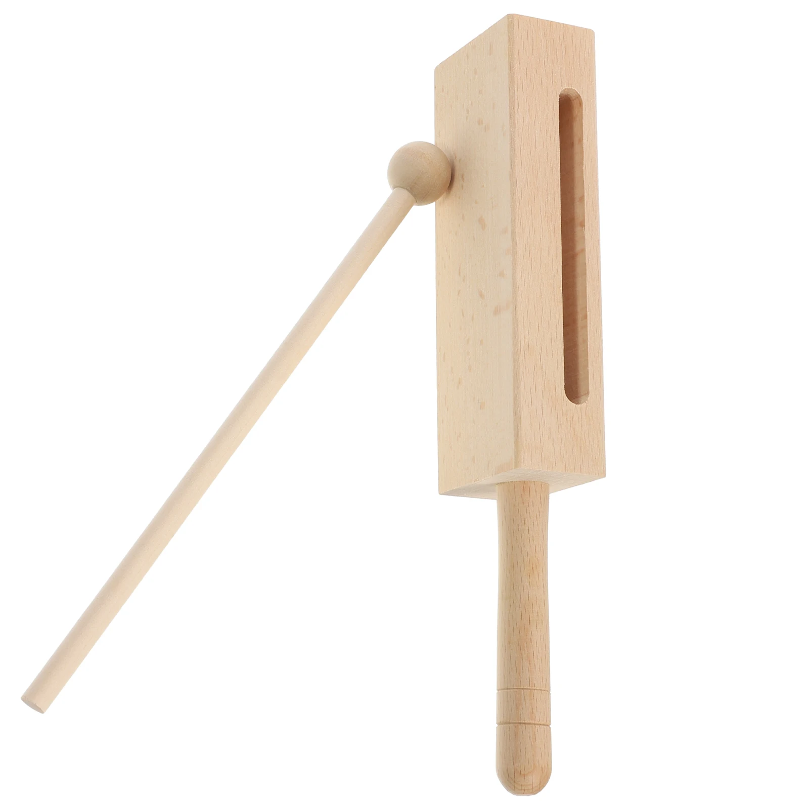 

Percussion Square Stick Instrument Musical Block Wood Wooden Rhythm Instruments Handheld Easy Grip Durability