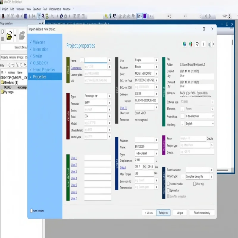 2025 WinOLS 4.7 Auto ECU +93GB Damos Files + IMMO SERVICE Toolv 1.2 + ECM برنامج ضبط رقاقة التيتانيوم مع المكونات والمزيد من الوظائف #6