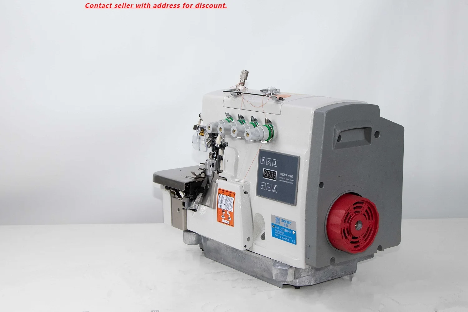 

Hot-sale ZY988N-4D Zoyer 4-thread Overlocker Industrial High Speed Overseam Sewing Machine JACK