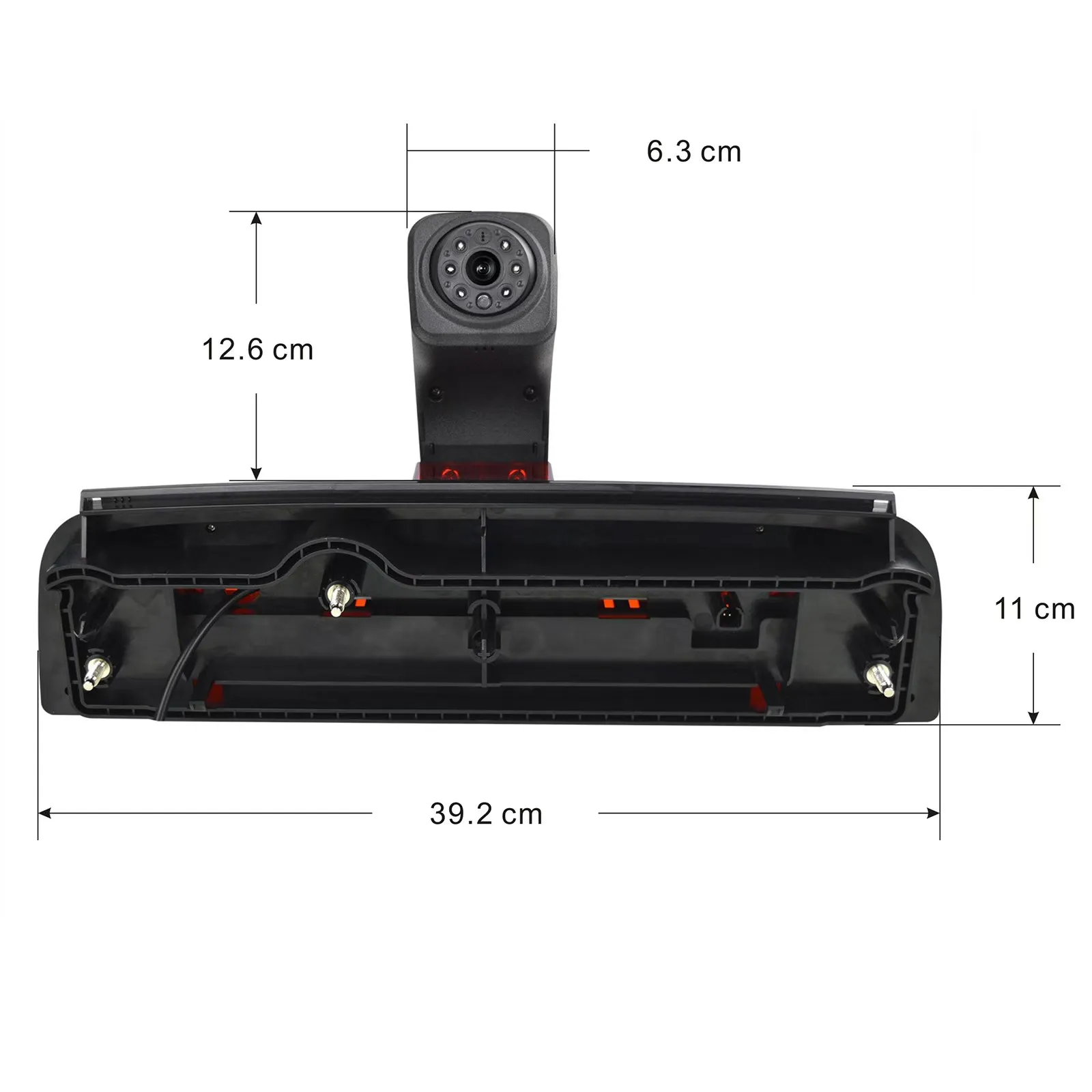 For the Ford Transit Connect 2014-2017 brake light rearview mirror reverse camera matched with a 7-inch rearview mirror display