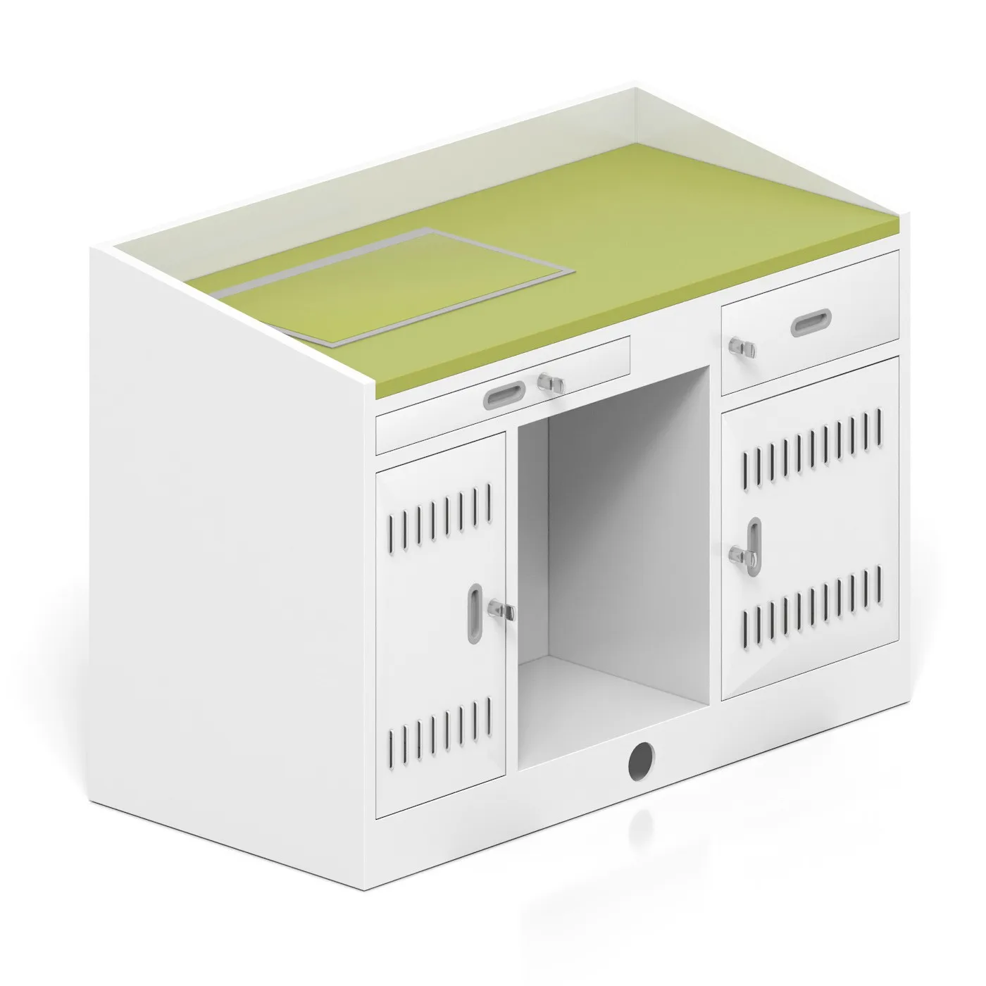 Multimedia podium Steel multifunctional lecture table School classroom training table