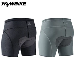 Ykywbike-pantalones cortos de ciclismo para hombre, ropa interior de alta elasticidad, almohadilla de esponja, a prueba de golpes, para bicicleta de montaña, Bélgica