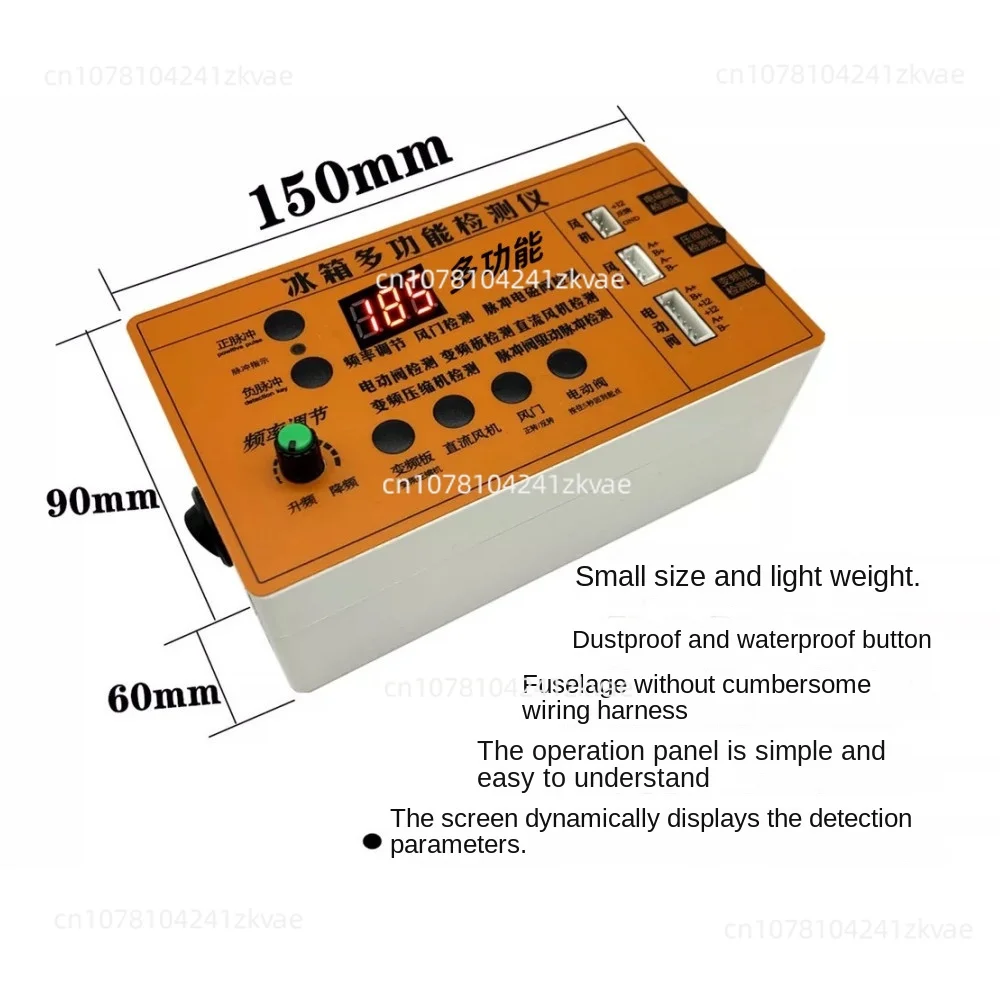 Maxgeek Multifunctional Inverter Refrigerator Compressor Detector Board Pulse Solenoid Valve Test Fault Repair Tool Accessories