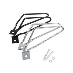 2x Motorcycle Saddlebags Mount Brackets Support for XL883/1200 HD1450/1584
