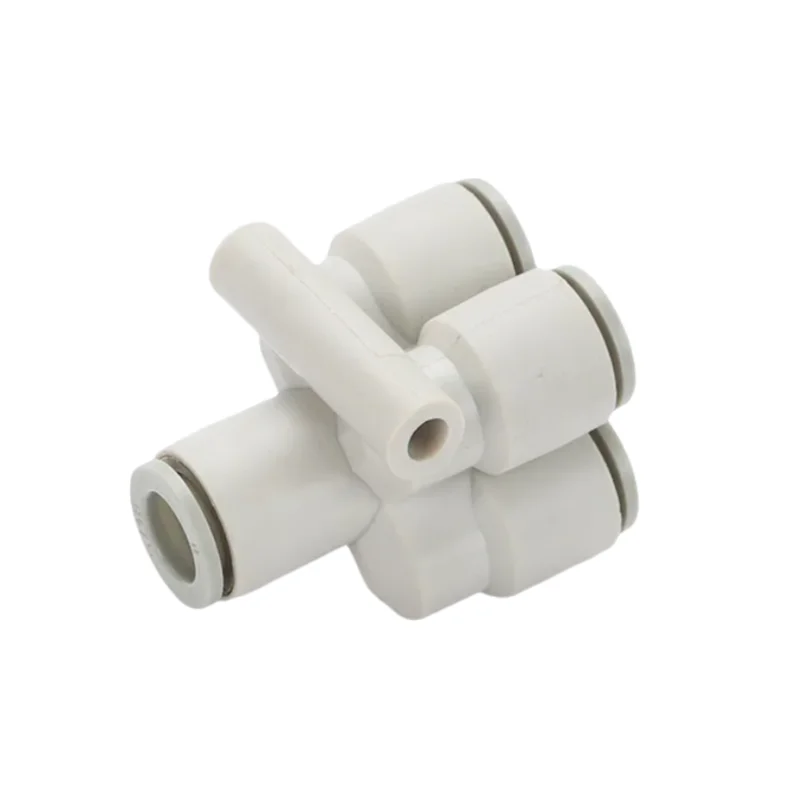 Pneumatic Air Pipe Y-Type Five-Way Connector 1-Inlet 4-Outlet Fitting KQ2UD04/06/08/10/12